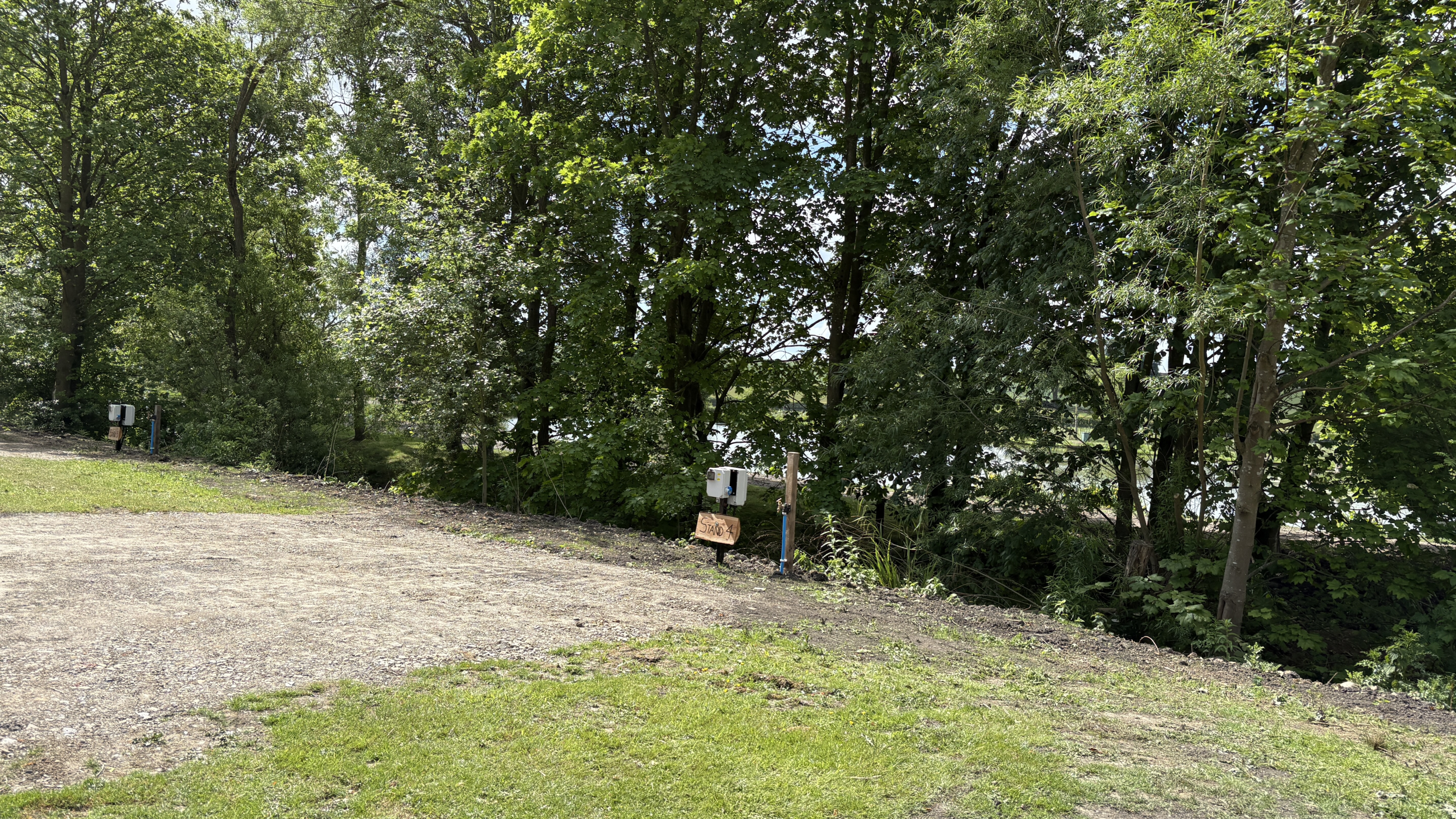 Motorhome Pitch Number 4 Eden Grange