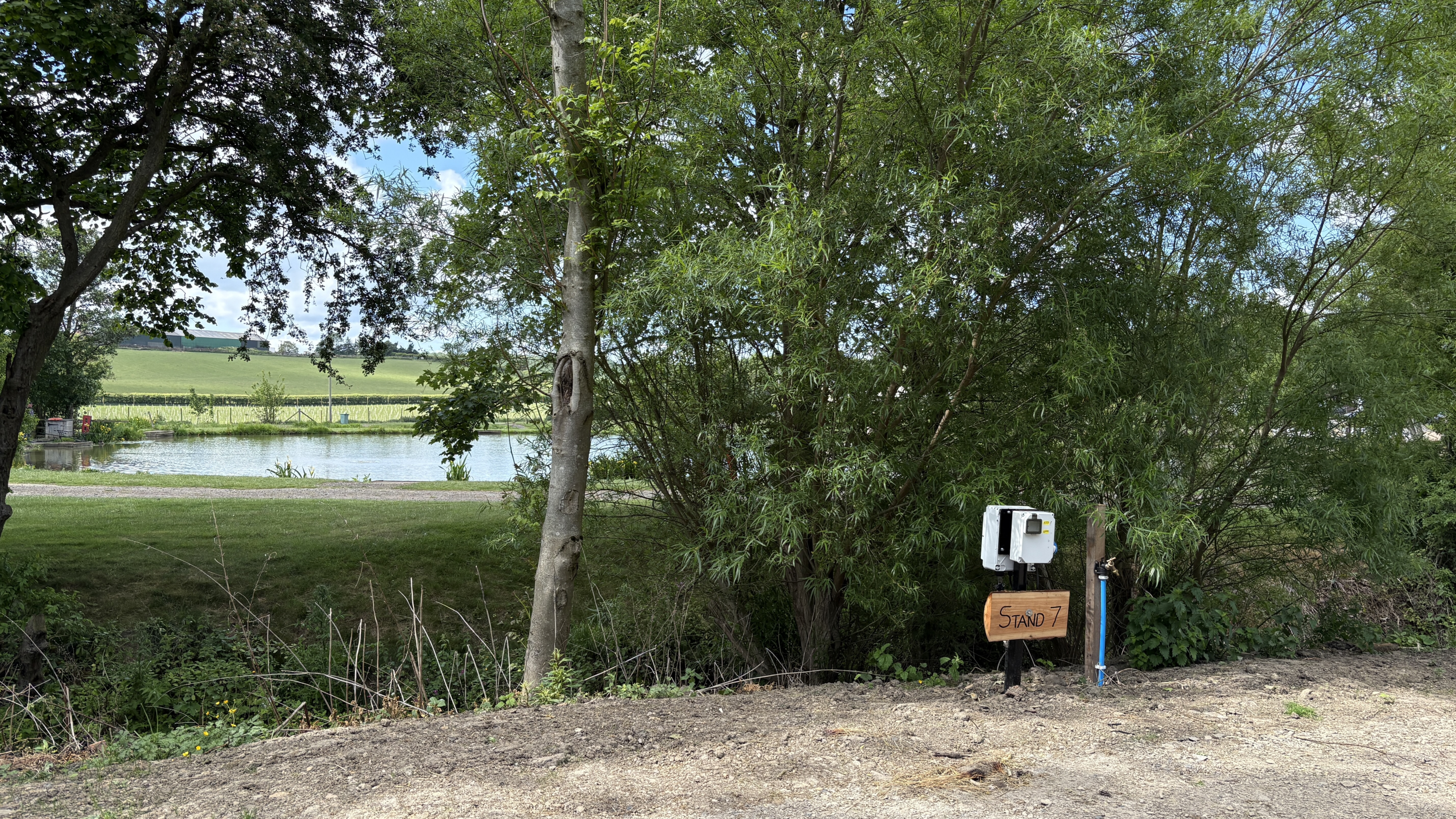 Motorhome Pitch Number 7 Eden Grange